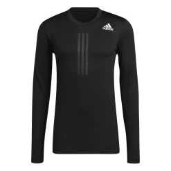 Adidas Compression Warm Oberteil Herren Schwarz Weiß
