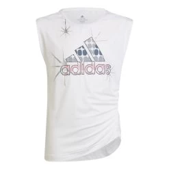 Adidas Dance Single Jersey Regular Tanktop Mädchen Weiß
