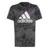 Adidas Designed 2 Move 3-Streifen T-Shirt Kinder Schwarz Grau -Sportbekleidung Geschäft adidas designed 2 move 3 streifen t shirt kinder schwarz grau hg6830