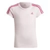 Adidas Designed 2 Move 3-Streifen T-Shirt Mädchen Pink -Sportbekleidung Geschäft adidas designed 2 move 3 streifen t shirt madchen pink hm4472