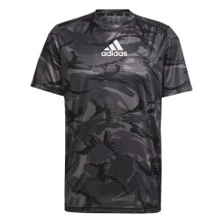 Adidas Designed To Move AEROREADY Camouflage Graphic T-Shirt Herren Grau Schwarz