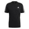 Adidas Essentials 3-Streifen T-Shirt Herren Schwarz