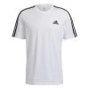 Adidas Essentials 3-Streifen T-Shirt Herren Weiß