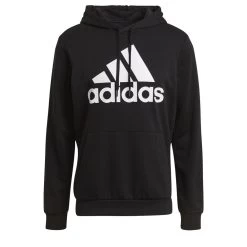 Adidas Essentials Big Logo Hoodie Herren Schwarz Weiß