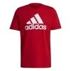 Adidas Essentials Big Logo T-Shirt Herren Rot Weiß