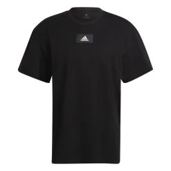 Adidas Essentials FeelVivid Drop Shoulder T-Shirt Herren Schwarz Weiß