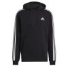 Adidas Essentials Fleece 3-Streifen Hoodie Herren Schwarz Weiß -Sportbekleidung Geschäft adidas essentials fleece 3 streifen hoodie herren schwarz weib gk9072