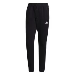 Adidas Essentials Fleece TC 3-Streifen Hose Herren Schwarz Weiß -Sportbekleidung Geschäft adidas essentials fleece tc 3 streifen hose herren schwarz weib gk8967twas8rBICSIe0
