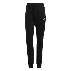 Adidas Essentials French Terry 3-Streifen Hose Damen Schwarz Weiß