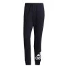 Adidas Essentials French Terry Tapered Cuff Logo Hose Herren Schwarz Weiß