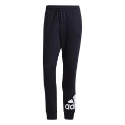Adidas Essentials French Terry Tapered Cuff Logo Hose Herren Schwarz Weiß Langgrößen