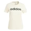 Adidas Essentials Slim Logo T-Shirt Damen Beige