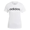 Adidas Essentials Slim Logo T-Shirt Damen Weiß