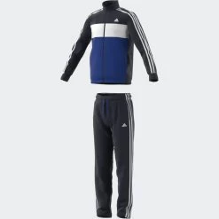 Adidas Essentials Trainingsanzug Kinder Dunkelblau Weiß