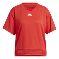 Adidas Training HEAT.RDY Mesh T-Shirt Damen Rot