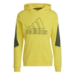 Adidas Future Icons Embroidered Badge Of Sport Hoodie Herren Gelb
