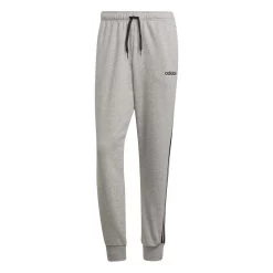 Adidas Herren Essentials 3-Streifen Tapered Cuffed Hose Grau