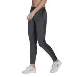Adidas Loungewear Essentials 3-Streifen Leggings Damen Grau Schwarz
