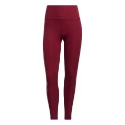 Adidas Optime 3Bar Training 7/8 Tight Damen Dunkelrot