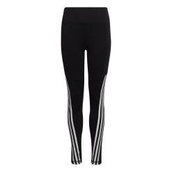 Adidas Optime AEROREADY Training 3-Streifen Tight Mädchen Schwarz Weiß