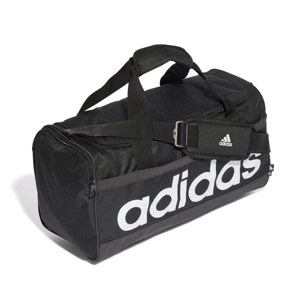 Adidas Tasche Linear Duffel S Schwarz Weiß 5 Adidas Tasche Linear Duffel S Schwarz Weiß – Bild 3
