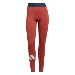 Adidas Techfit Life Mid-Rise Badge Of Sport Lange Tight Damen Orange