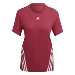 Adidas TRAINICONS 3-Streifen T-Shirt Damen Rot