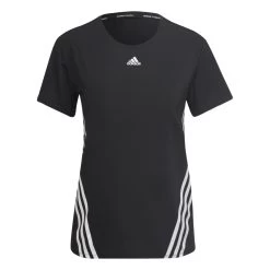 Adidas TRAINICONS 3-Streifen T-Shirt Damen Schwarz