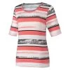 Joy® Joy Anette T-Shirt Damen Coral Weiß Grau