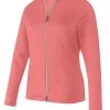 Joy® Joy Peggy Freizeitjacke Damen Coral Pink Melange -Sportbekleidung Geschäft joy peggy freizeitjacke damen coral pink melange 34545 10135