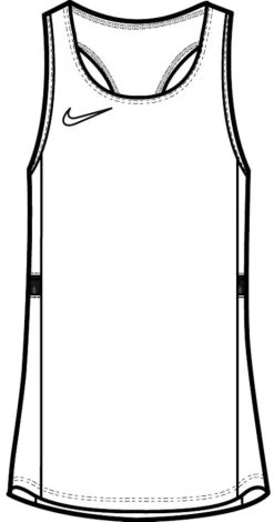 Nike Dri-FIT Academy 21 ärmelloses Oberteil Damen Weiß Schwarz