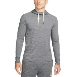Nike Dri-FIT Academy Fußball-Hoodie Herren Grau