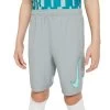 Nike Dri-FIT Academy Shorts Kinder Grau Türkis