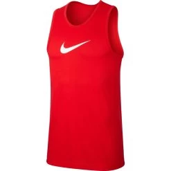 Nike Dri-FIT Basketballoberteil Herren Rot Weiß