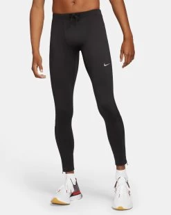 Nike Dri-FIT Challenger Lauf-Leggings Herren Schwarz