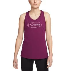Nike Dri-FIT Icon Clash Trainings-Tanktop Damen Dunkelrot