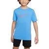 Nike Dri-FIT Kurzarm-Trainingsoberteil Kinder Türkis Rot -Sportbekleidung Geschäft nike dri fit kurzarm trainingsoberteil kinder turkis rot dm8535 412