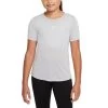 Nike Dri-FIT One Kurzarm-Oberteil Mädchen Grau