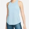 Nike Dri-FIT One Tanktop Mit Standard-Passform Damen Hellblau -Sportbekleidung Geschäft nike dri fit one tanktop mit standard passform damen hellblau dd0636 494