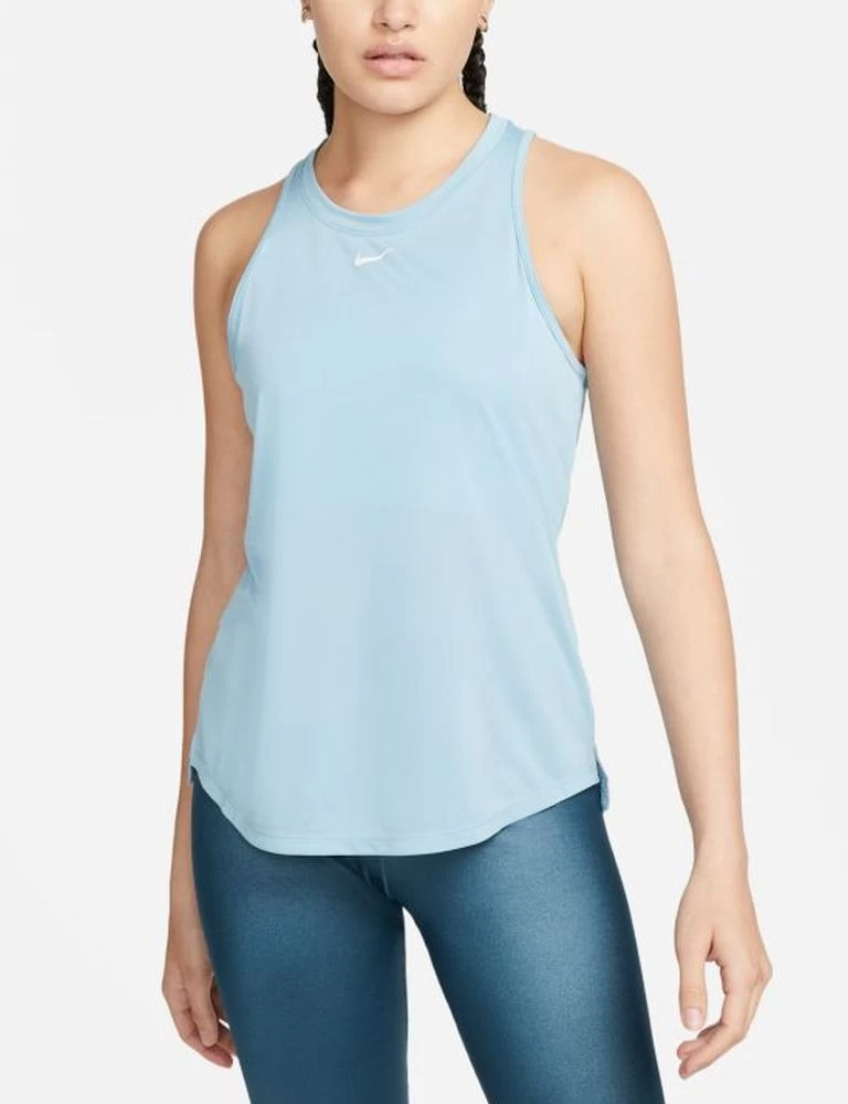Nike Dri-FIT One Tanktop Mit Standard-Passform Damen Hellblau 3 Nike Dri-FIT One Tanktop Mit Standard-Passform Damen Hellblau