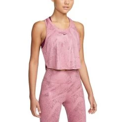 Nike Dri-FIT One Trainingstanktop Damen Berry