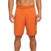 Nike Dri-FIT Strick-Trainingsshorts Herren Orange Schwarz