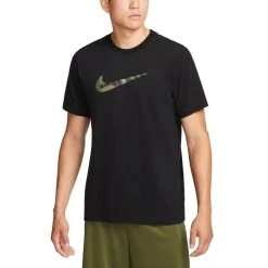 Nike Dri-FIT Trainings-T-Shirt Herren Schwarz