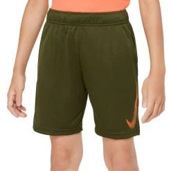 Nike Dri-FIT Trainingsshorts Kinder Dunkelolive