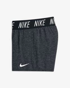 Nike Dri-Fit Trophy Mädchen Trainingsshorts Schwarz Weiß