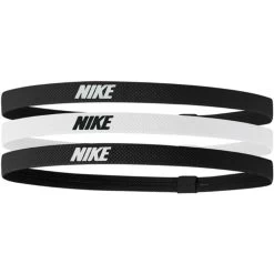 Nike Elastic Haarbandset 3er Set Weiß Schwarz