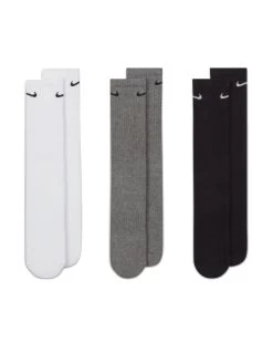 Nike Everyday Cushioned Socken Herren Weiß Grau Schwarz