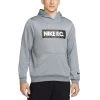 Nike F.C. Fußball-Hoodie Herren Grau 2 Nike F.C. Fußball-Hoodie Herren Grau -Sportbekleidung Geschäft nike f c fubball hoodie herren grau dc9075 065