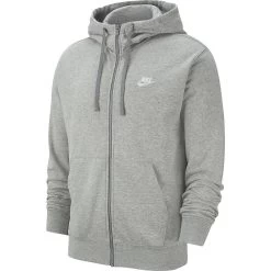 Nike Herren Sportswear Club Jacke Grau Weiß