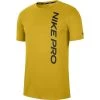 Nike Kurzarmshirt Nike Pro Herren Gelb -Sportbekleidung Geschäft nike kurzarmshirt nike pro herren gelb cu4975 743